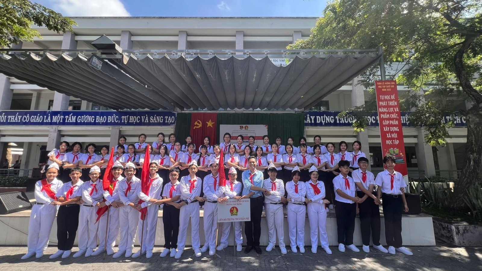Trường THCS Trần Phú đạt Giải Ba hội thi Nghi Thức Đội cấp cụm năm học 2025–2026