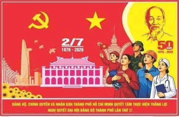 Giới thiệu bộ tranh cổ động Kỷ niệm 50 năm Thành phố Sài Gòn - Gia Định chính thức, vinh dự mang tên Chủ tịch Hồ Chí Minh