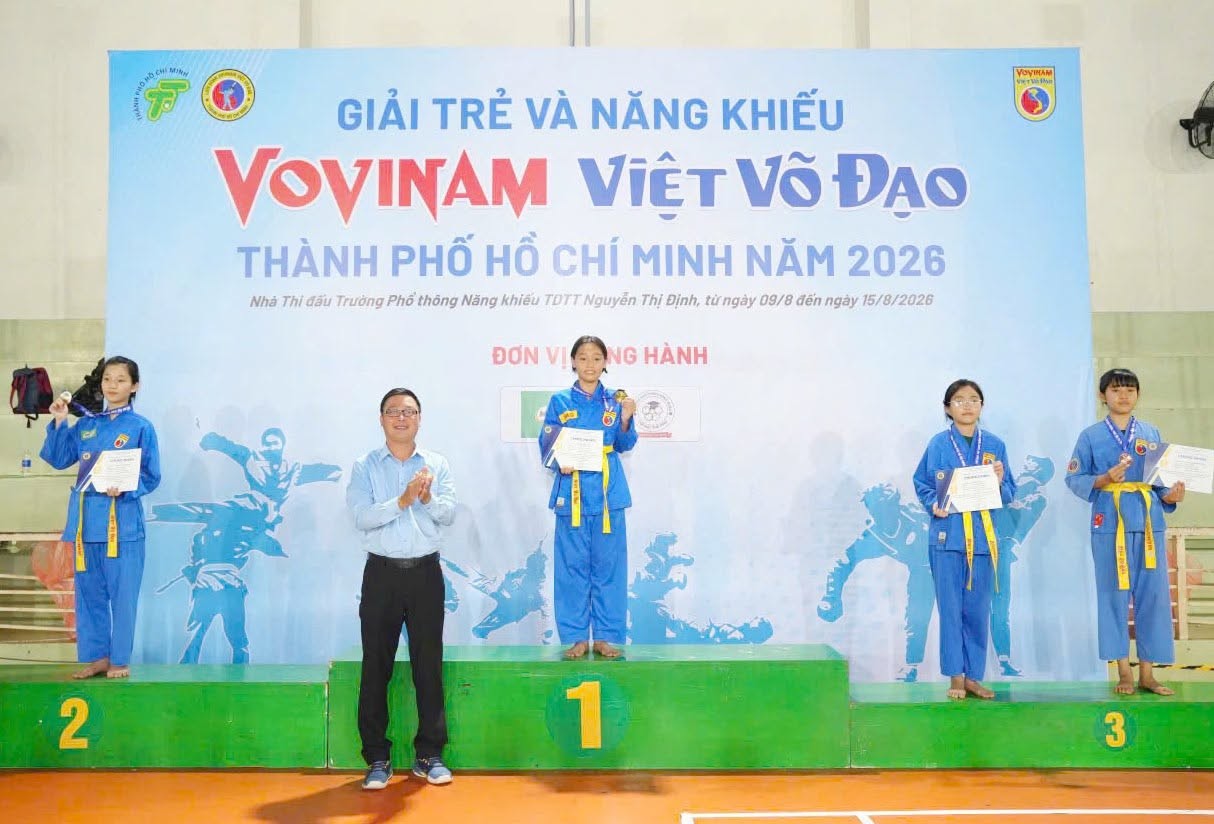 Câu lạc bộ Vovinam phường Tam Thắng đạt thứ hạng cao tại Giải vô địch trẻ và năng khiếu Vovinam Việt Võ Đạo TP. Hồ Chí Minh