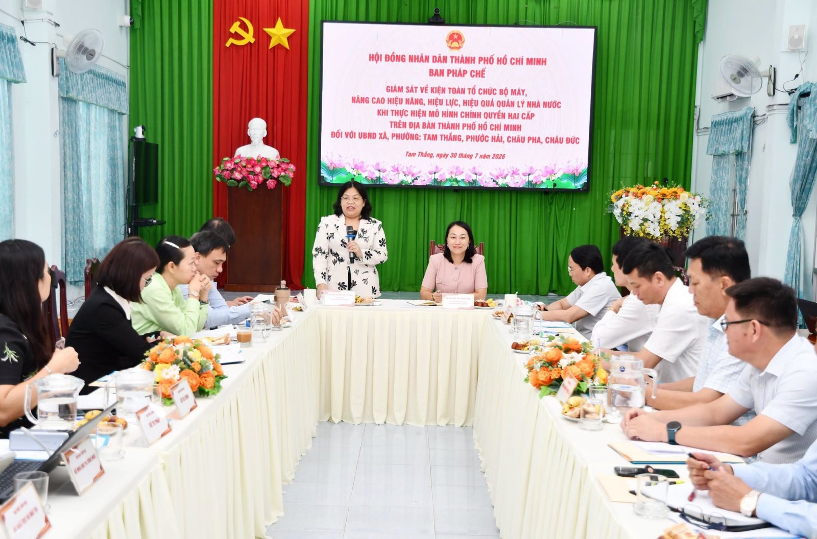 Giám sát về thực hiện mô hình chính quyền địa phương 2 cấp