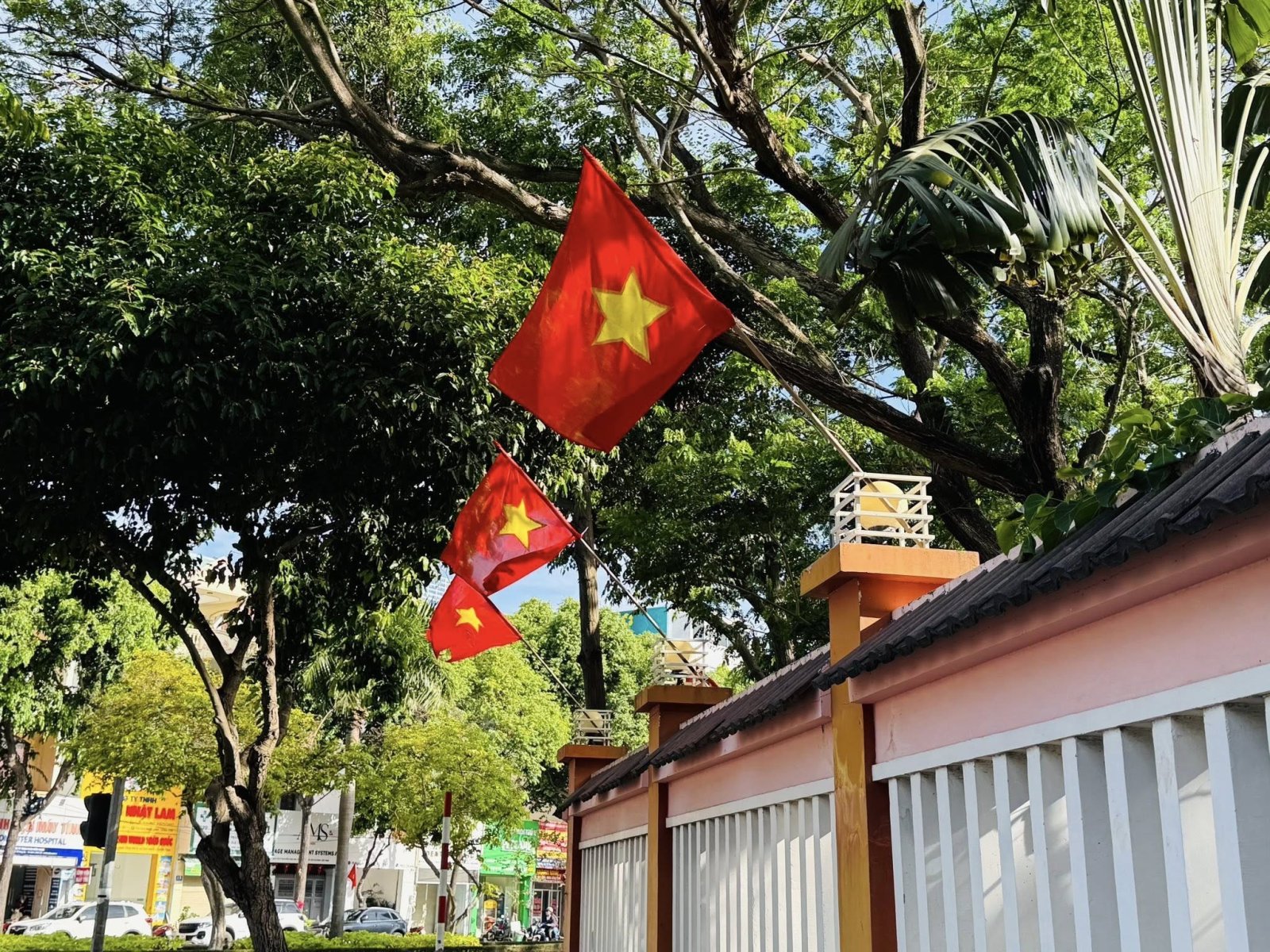 Treo cờ Tổ Quốc chào mừng cuộc Bầu Cử Đại Biểu Quốc Hội và Đại Biểu HĐND các cấp
