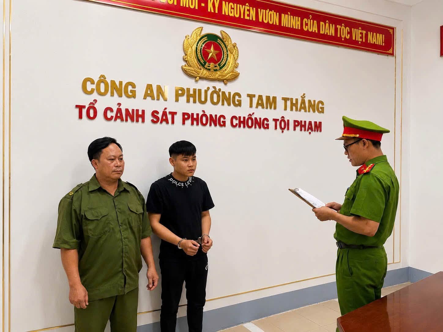 Thông tin về việc dừng truy tìm và tạm giữ đối tượng