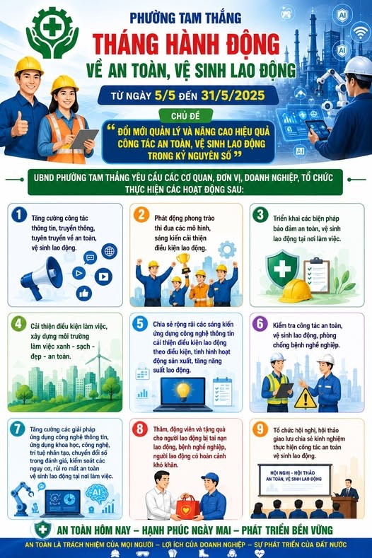 Nâng cao hiệu quả công tác an toàn vệ sinh lao động
