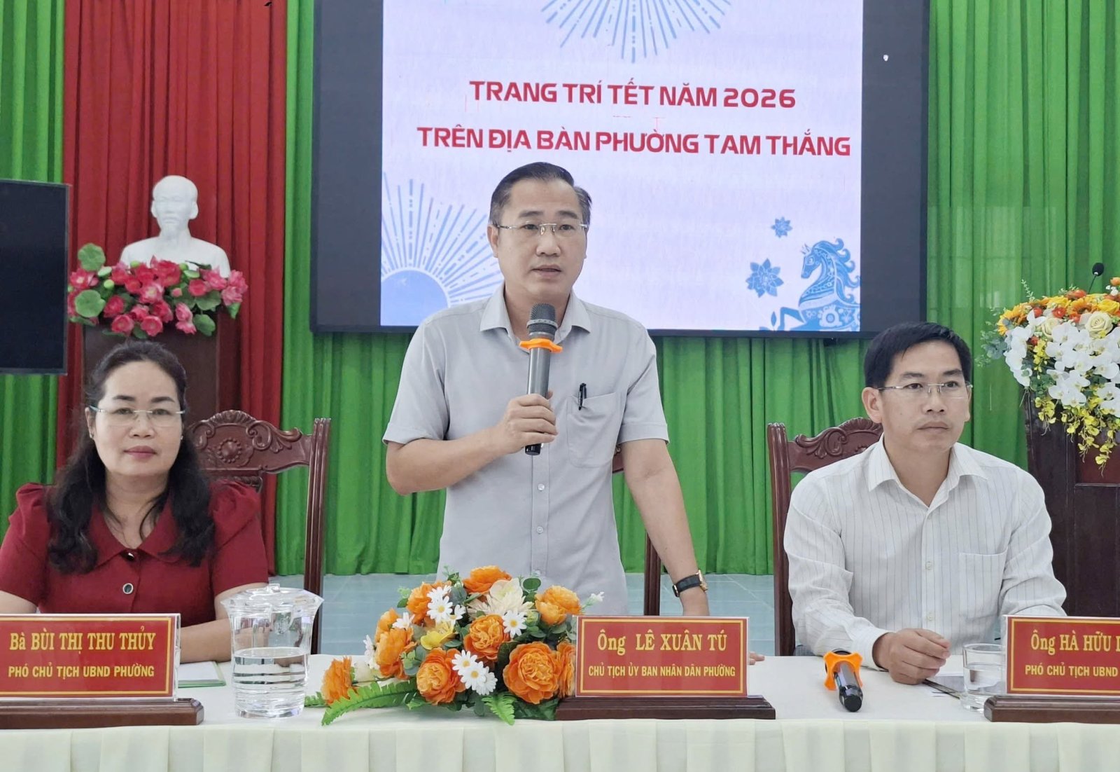 Phường Tam Thắng công bố phương án trang trí Tết 2026