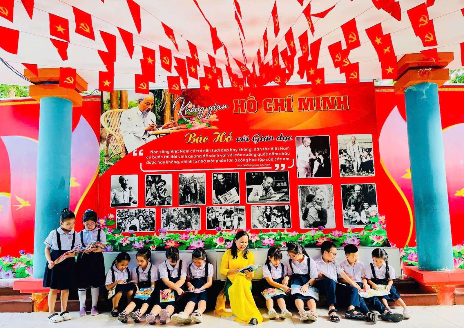 Đa dạng "Không gian văn hóa Hồ Chí Minh" ở trường học