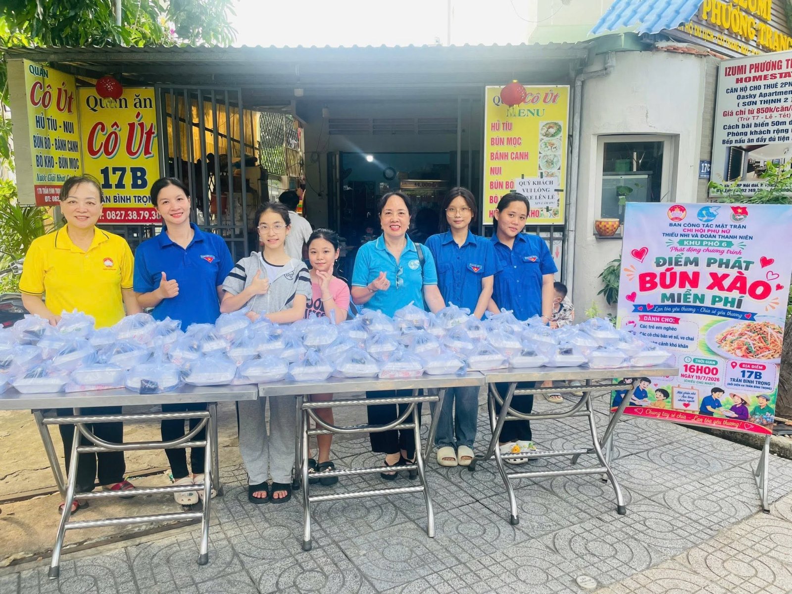 Lan tỏa yêu thương từ suất ăn 0 đồng