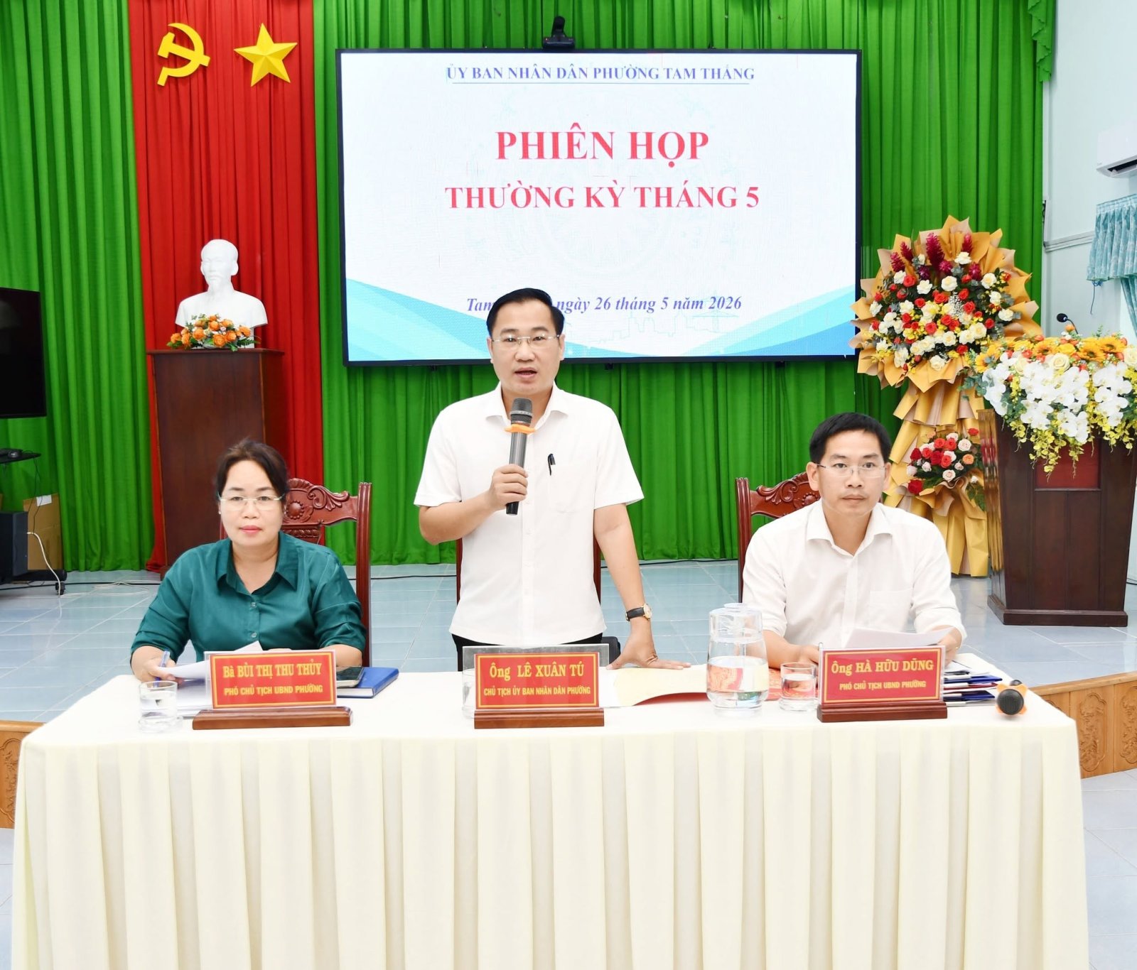 Tồng thu ngân sách trên địa bàn phường Tam Thắng đạt gần 165% dự toán giao