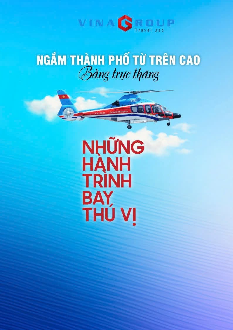 Ngắm thành phố từ trên cao bằng trực thăng – những hành trình bay thú vị