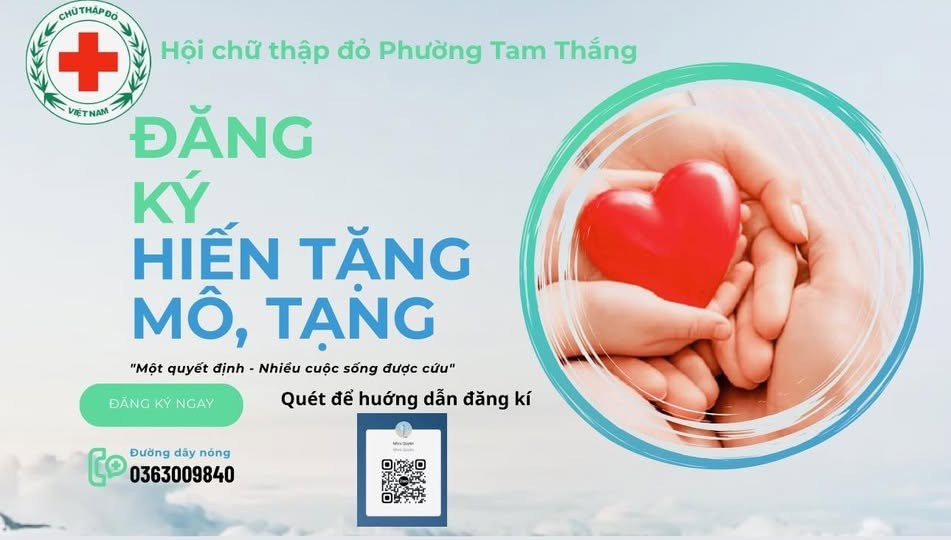 Phát động chương trình đăng ký Hiến Tặng Mô, Tạng