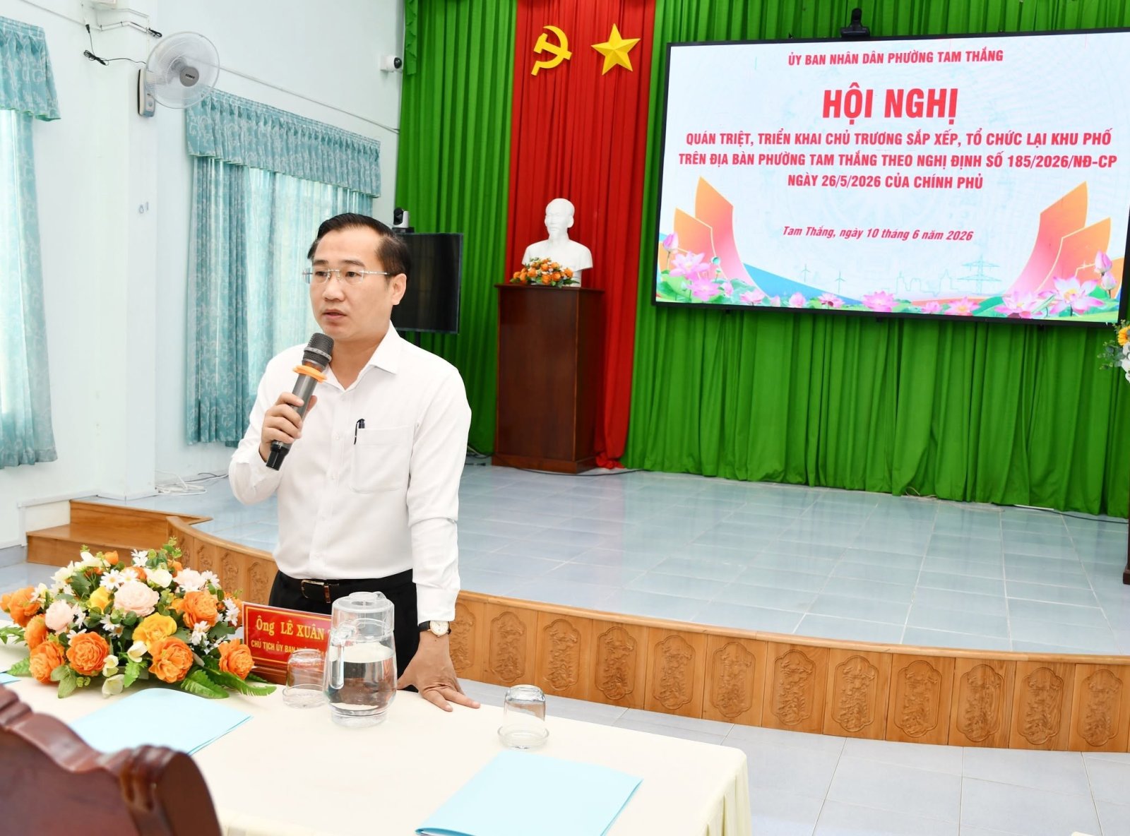 Dự kiến sau sắp xếp phường Tam Thắng có 25 khu phố