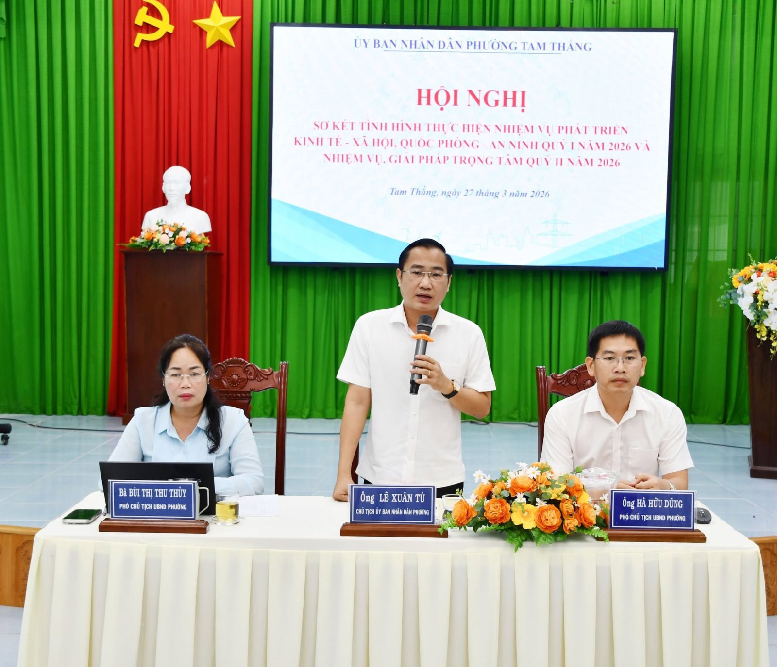 Các nhiệm vụ phát triển Kinh Tế - Xã Hội, An Ninh - Quốc Phòng trong quý I/2026 của phường Tam Thắng đạt nhiều kết quả tích cực