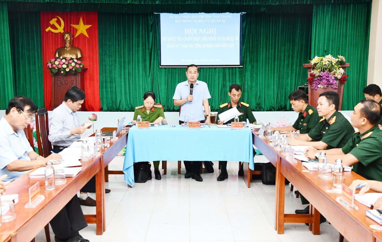 Phường Tam Thắng có 1.728 công dân đủ điều kiện sơ tuyển thực hiện nghĩa vụ quân sự năm 2027