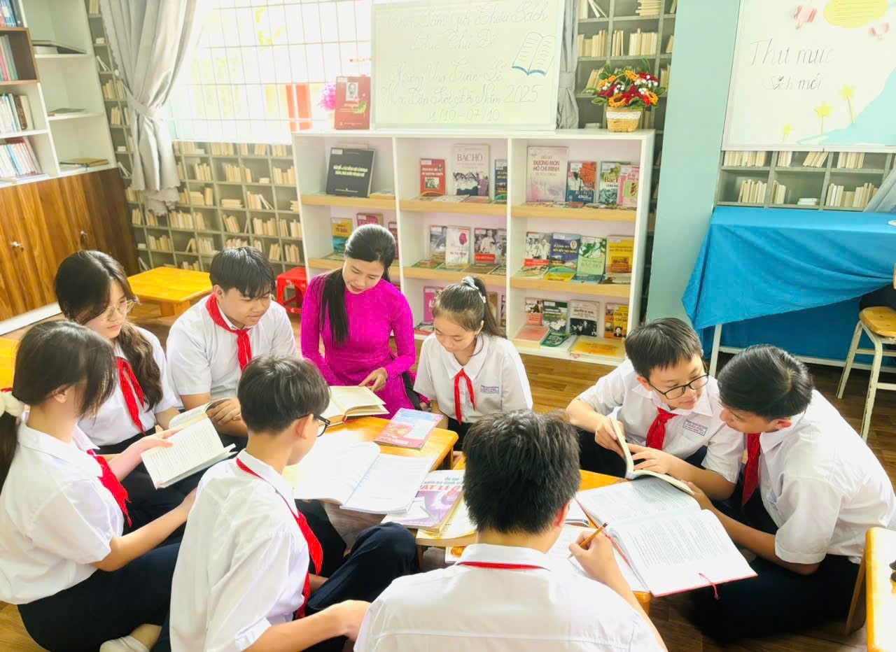 Công nhận Thư viện Trường THCS Trần Phú đạt chuẩn Thư viện Trường Phổ Thông Mức Độ 2, năm học 2025–2026