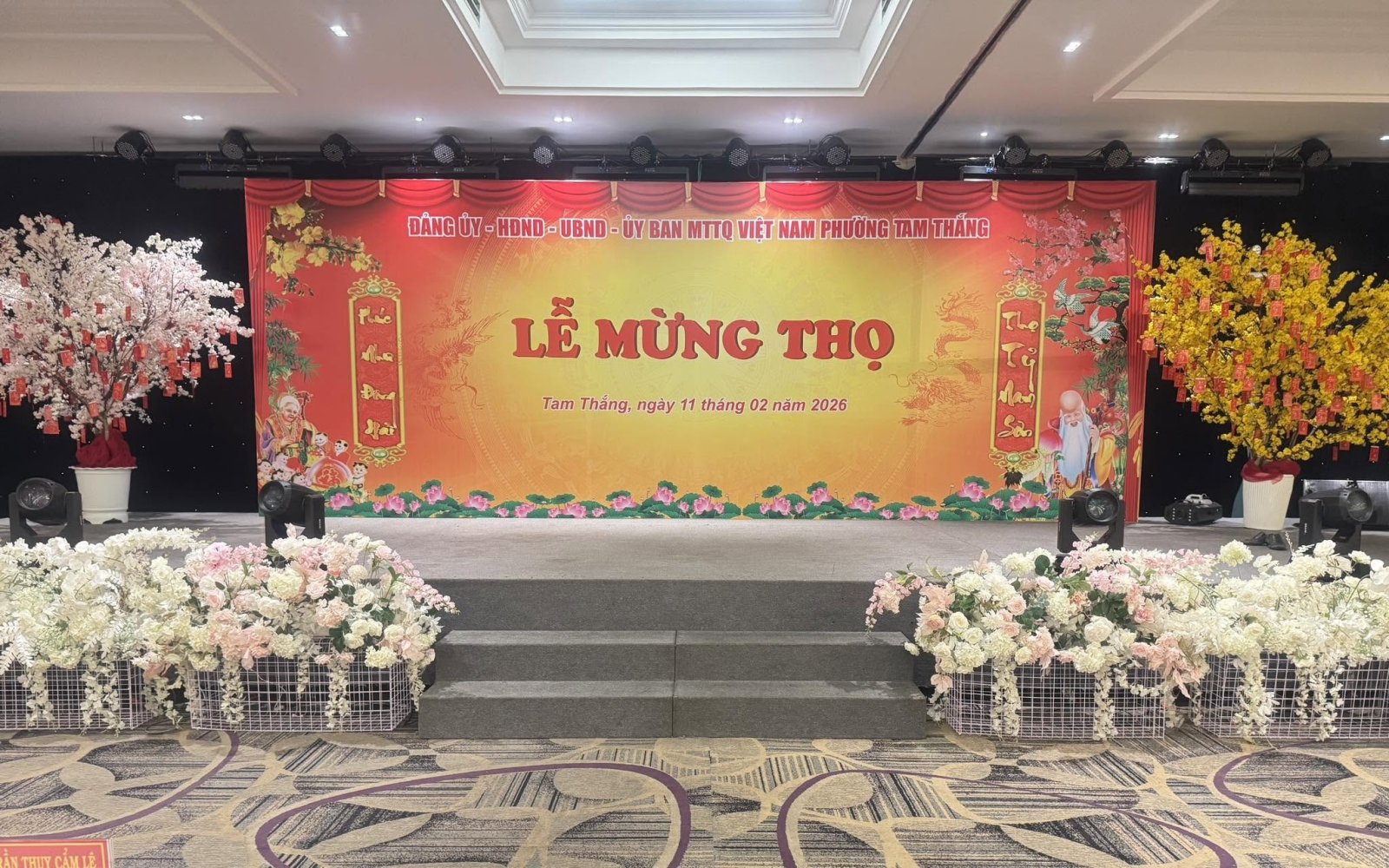 Phường Tam Thắng tổ chức lễ mừng thọ cho gần 1.000 người cao tuổi