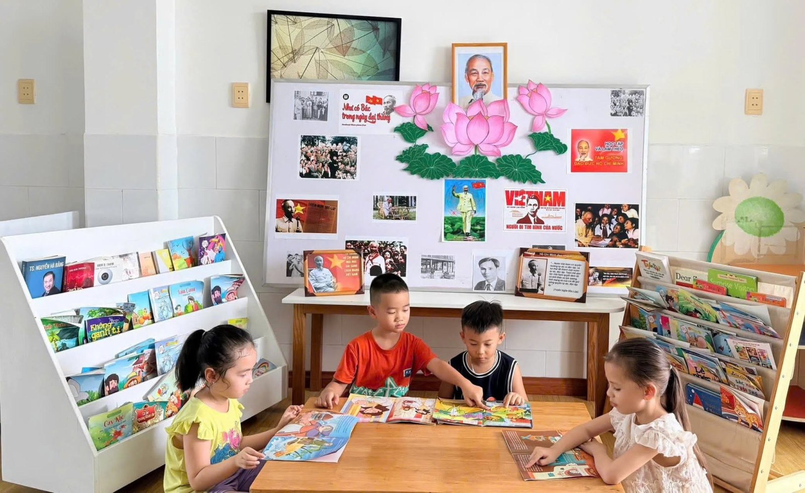 Các trường học hưởng ứng ngày sách và Văn hoá đọc Việt Nam