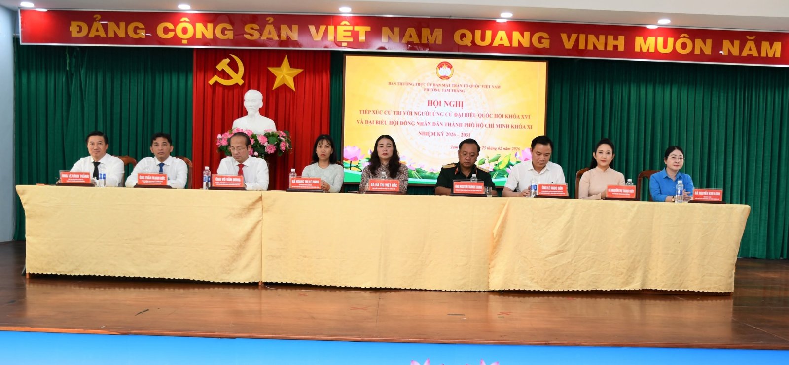 Phường Tam Thắng tổ chức Hội Nghị tiếp xúc Cử Tri