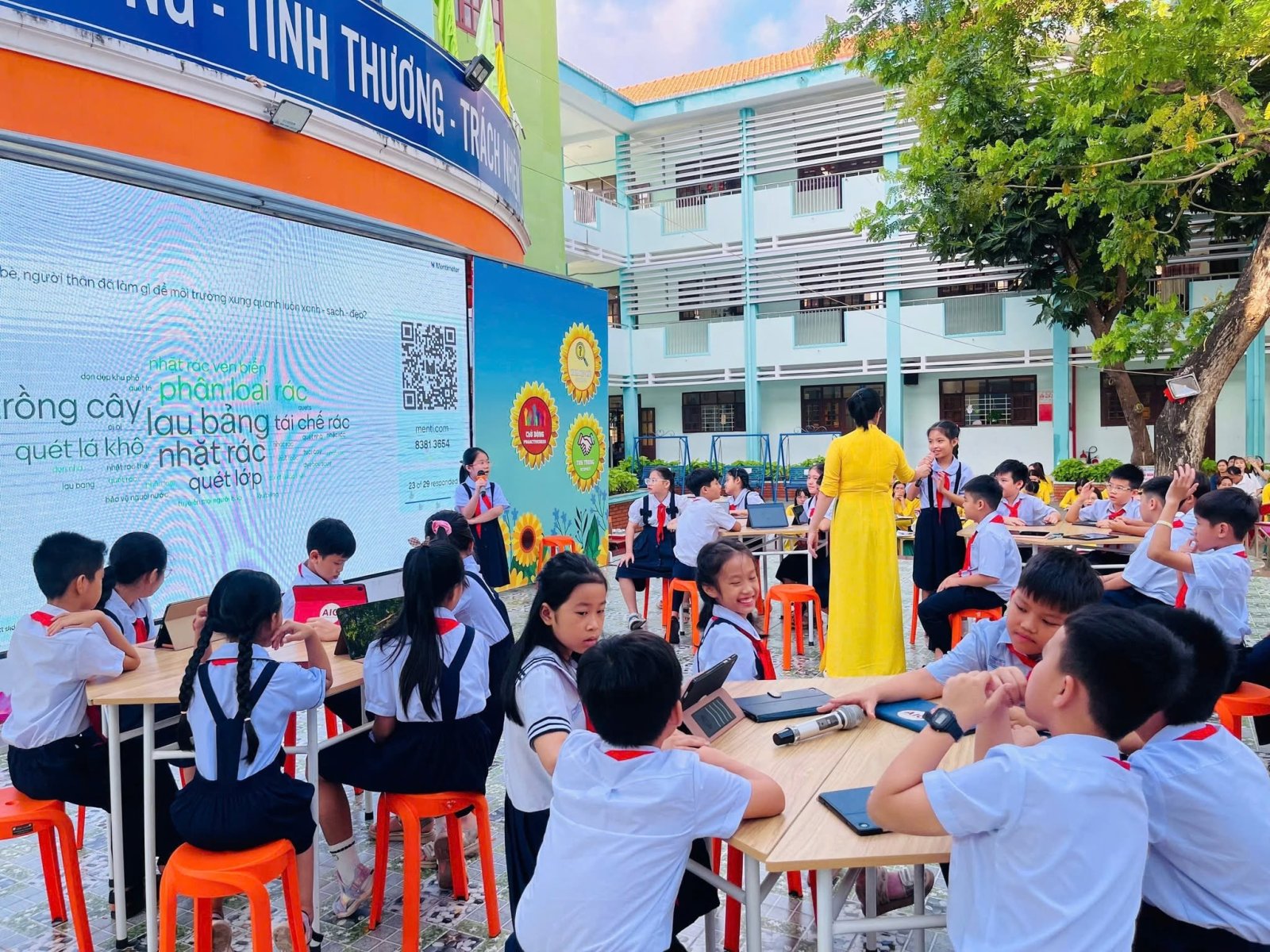 Trường tiểu học Nguyễn Viết Xuân tổ chức chuyên đề “Lớp học đảo ngược”