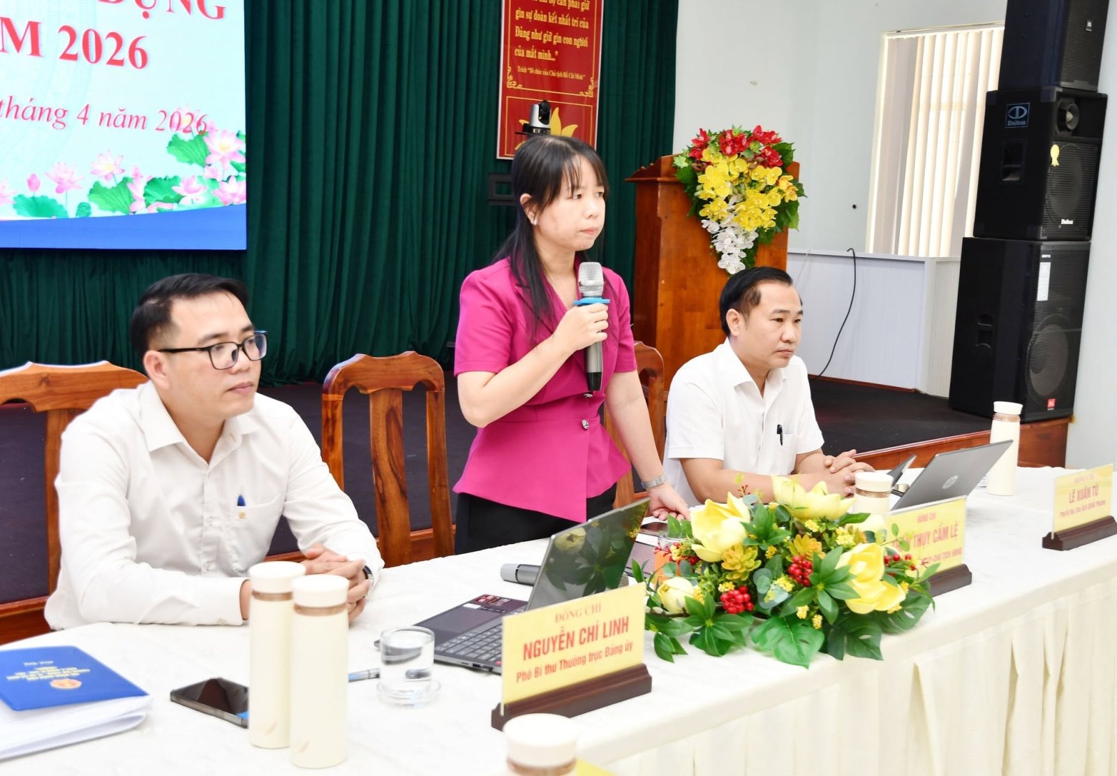 Giao ban công tác xây dựng Đảng tháng 4/2026
