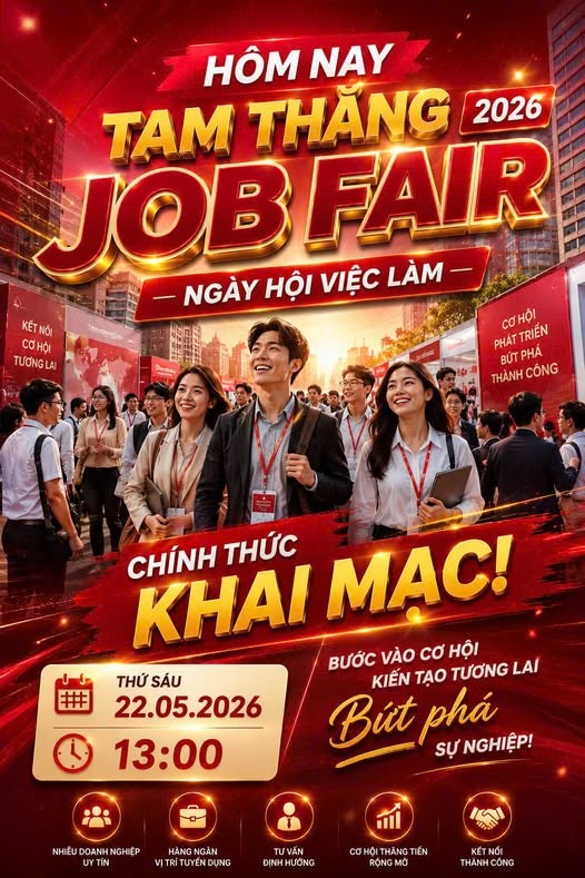 Chiều nay phường Tam Thắng sẽ tổ chức ngày hội tư vấn và giới thiệu việc làm