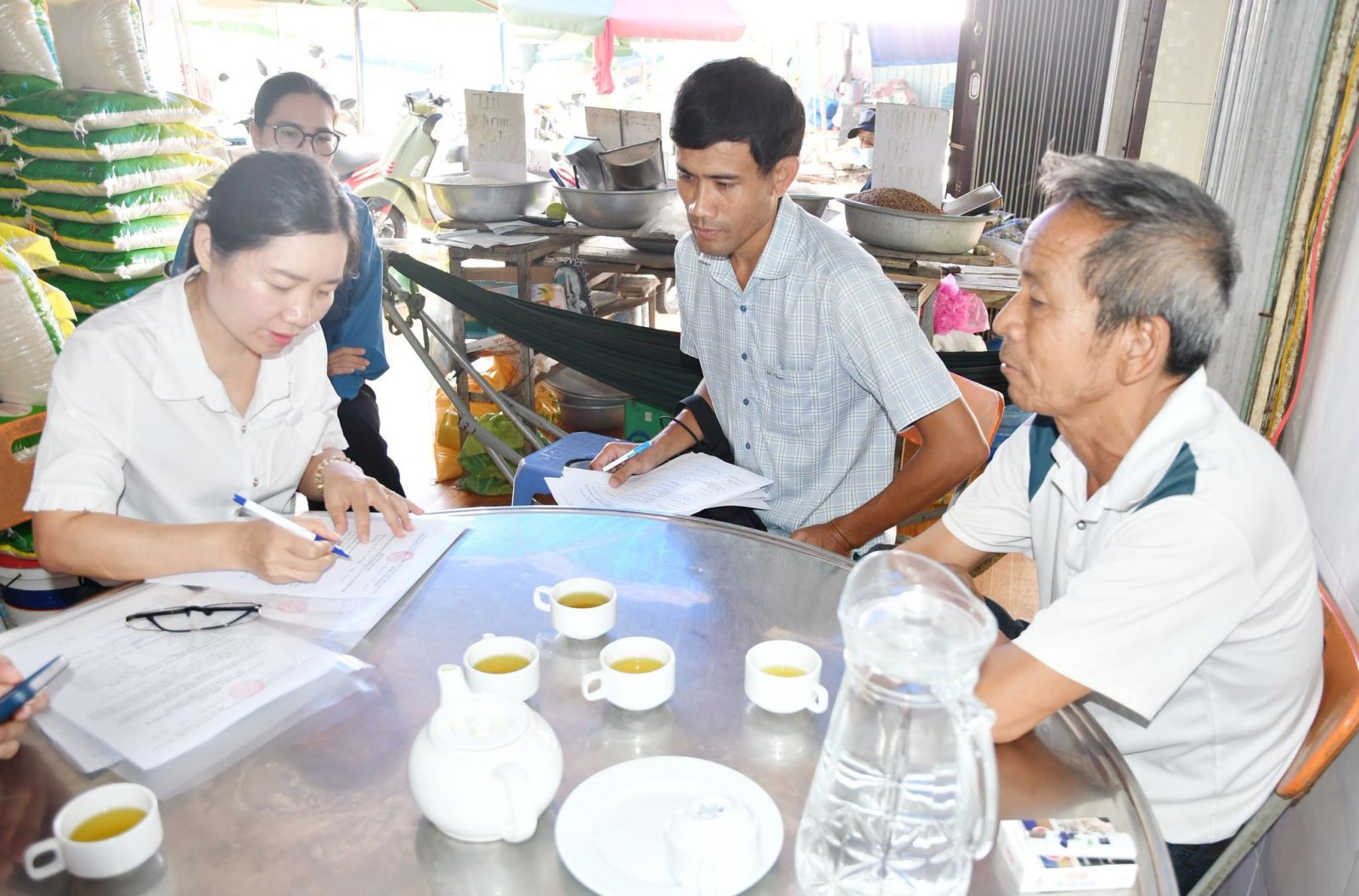 Kiểm kê tài sản các trường hợp có đất bị thu hồi trong Dự án Khu trung tâm Chí Linh