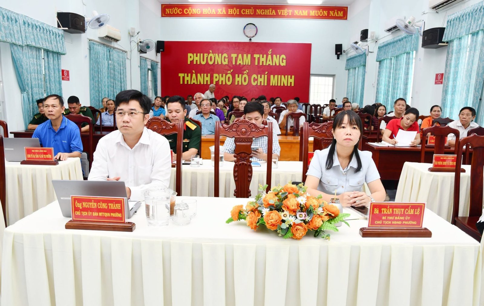 Đoàn Đại biểu Quốc hội TP. Hồ Chí Minh tiếp xúc cử tri phường Tam Thắng